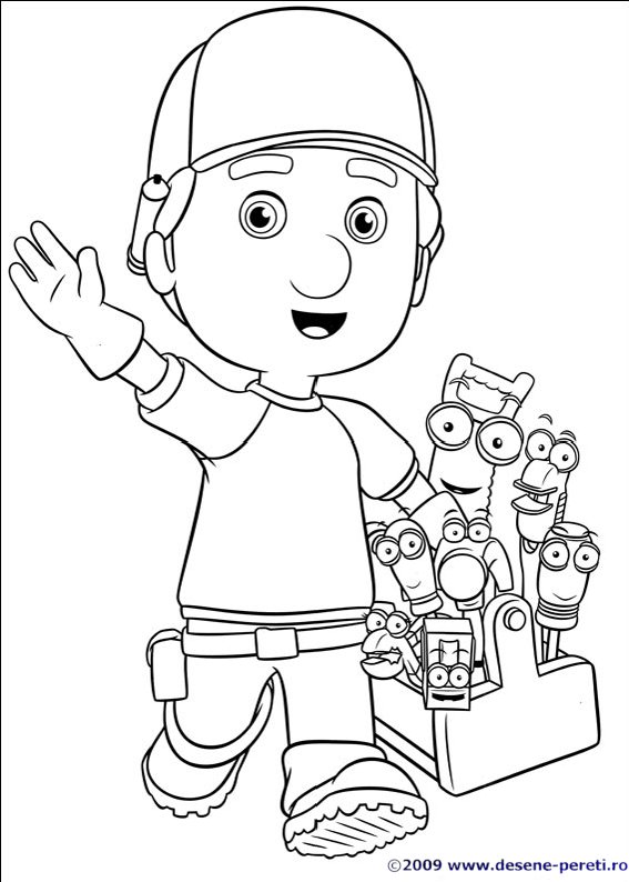 handy manny desene colorat